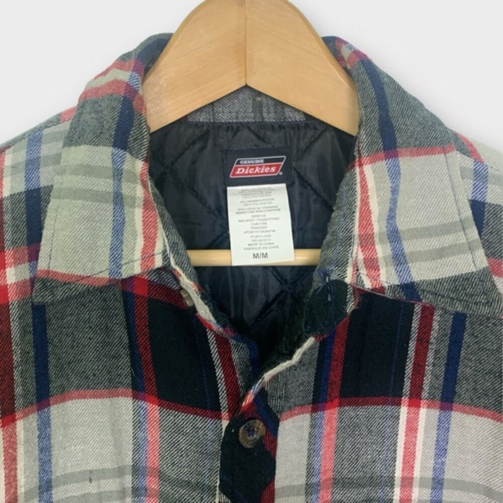 Dickies Plaid Quilted Shirt Jacket - Picture 4 of 7